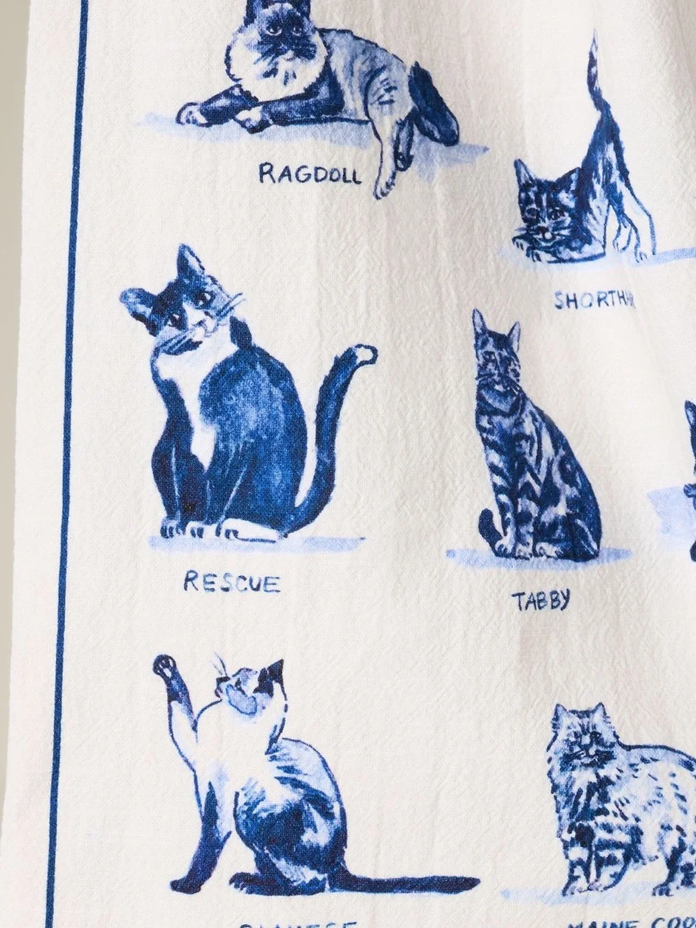 Cat Dish Towel by Molly Hatch for Anthropologie.